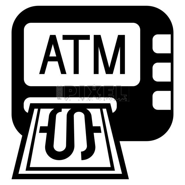 Free Svg - ATM Machine Icon | FreePixel.com