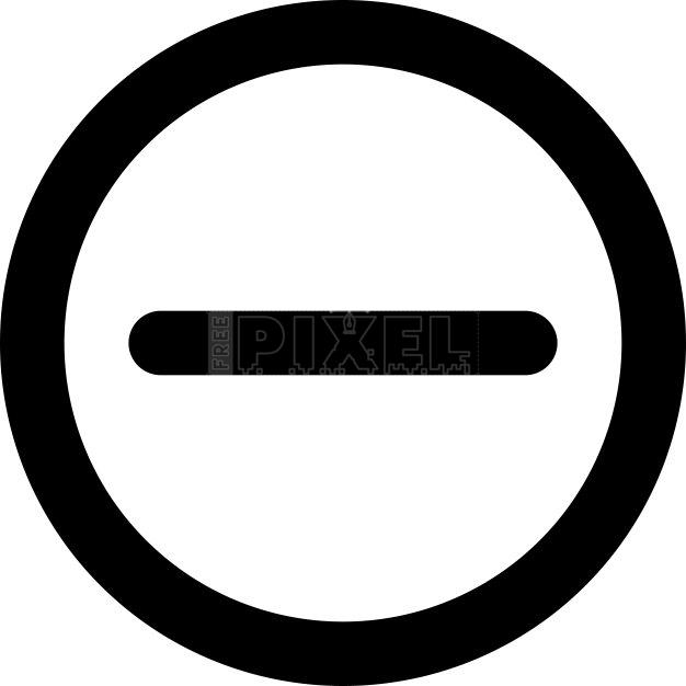 Free - Minus Sign Icon | FreePixel.com