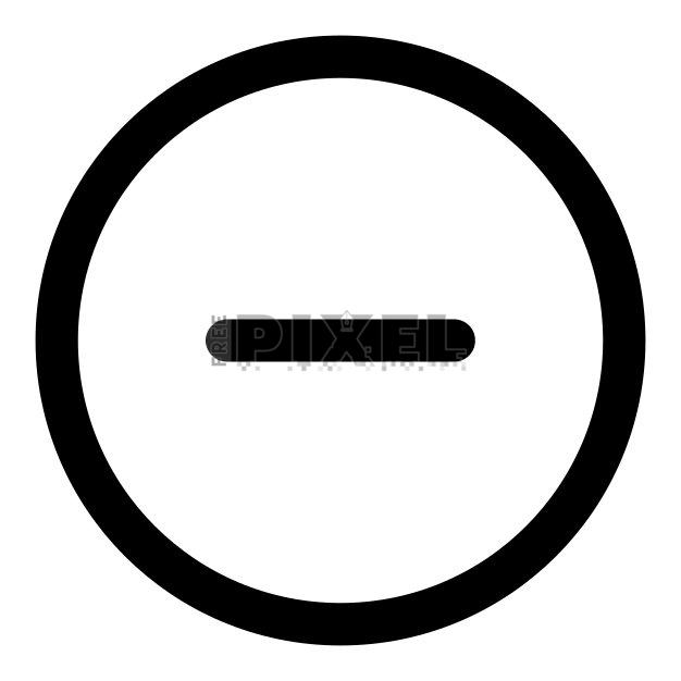 Free - Minus Sign Icon | FreePixel.com