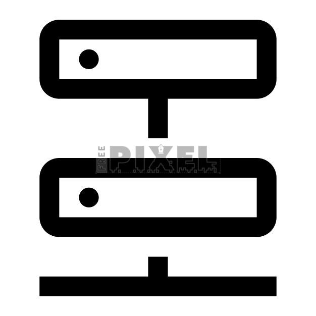 Free Svg - Computer Server Icon | FreePixel.com