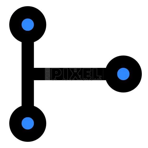 Free Svg - Three Node Network | FreePixel.com
