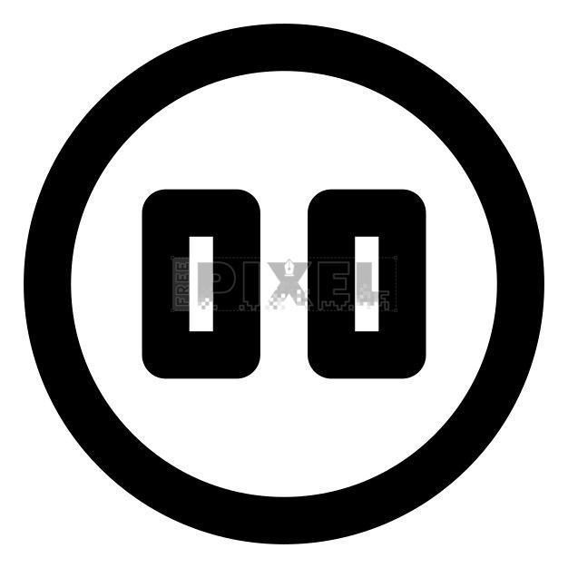 Free Svg - Pause Button Icon | FreePixel.com