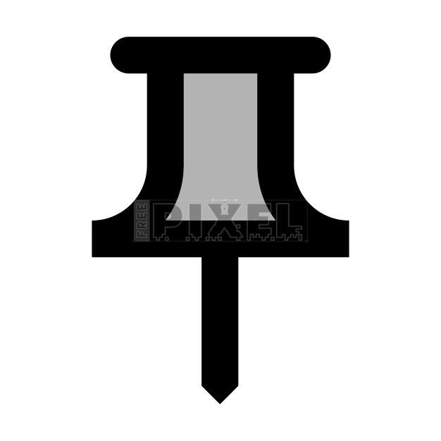 Free Svg - Push Pin Icon | FreePixel.com