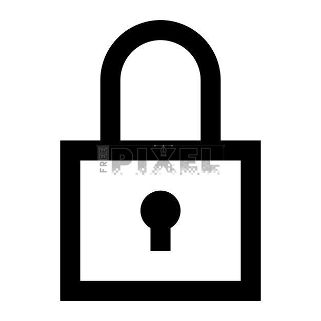 Free Svg - Padlock Icon | FreePixel.com