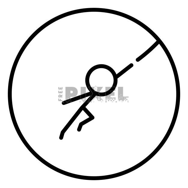 Free - Stick Figure In Circle | FreePixel.com