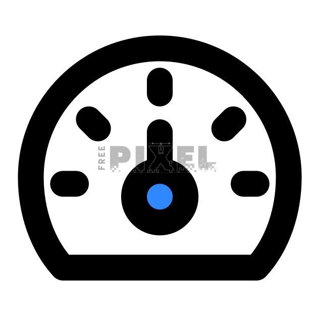 Free Svg - Speedometer Icon | FreePixel.com
