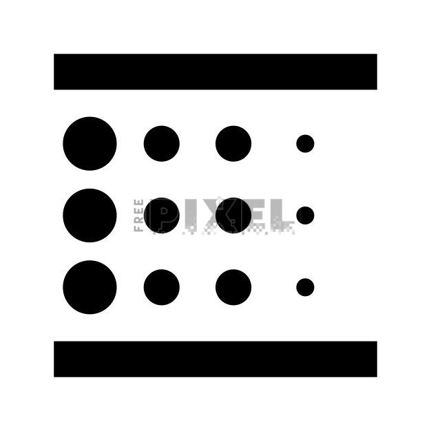 Free Svg - Dots In A Square | FreePixel.com