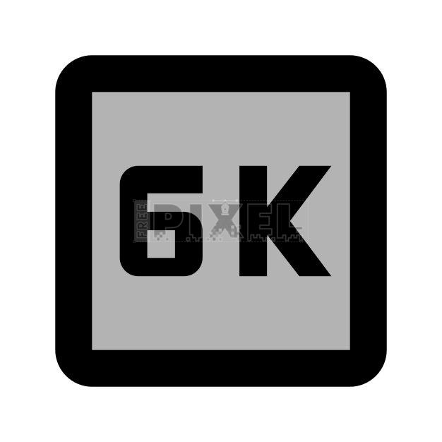 Free Svg - 6K Resolution Icon | FreePixel.com