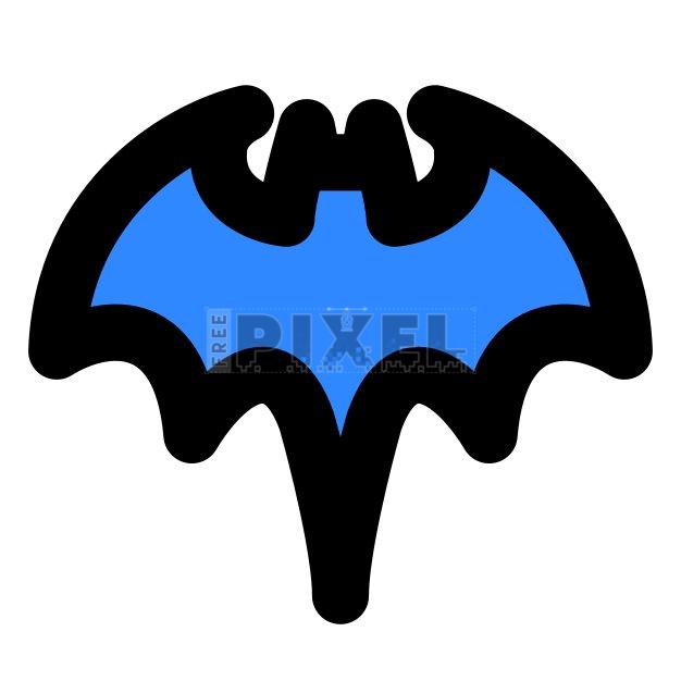 Free Svg - Bat Wing Logo | FreePixel.com