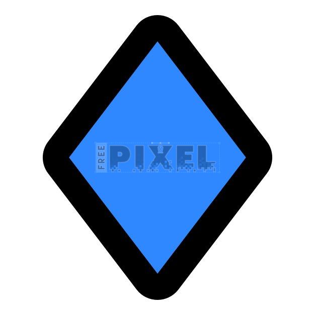 Free Svg - Diamond Shape Icon | FreePixel.com