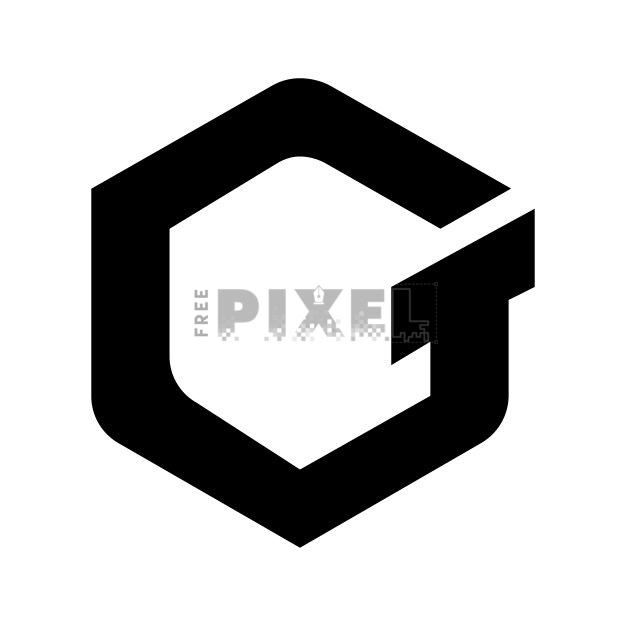 Free Svg - Hexagon Letter G Logo | FreePixel.com