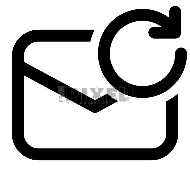 Free Svg - Refresh Email Icon | FreePixel.com