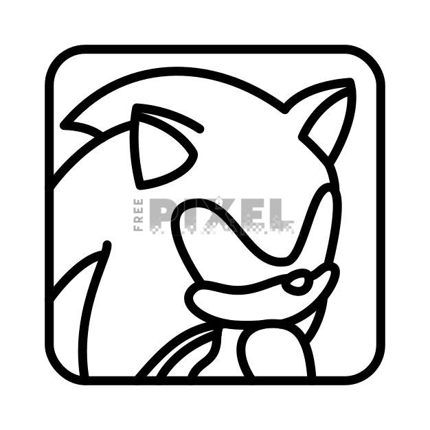 Free Svg - Sonic The Hedgehog Icon | FreePixel.com