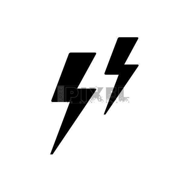 Free Svg - Lightning Bolt Icon | FreePixel.com