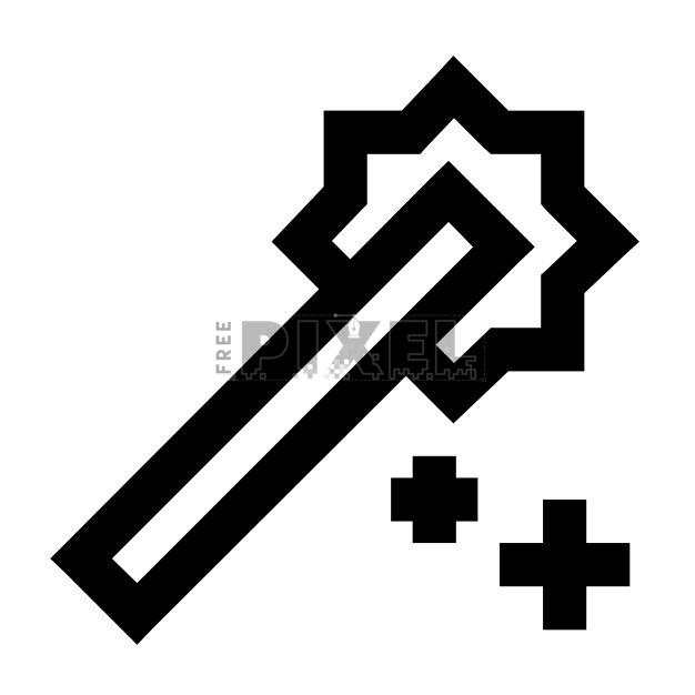 Free Svg - Magic Wand Icon | FreePixel.com