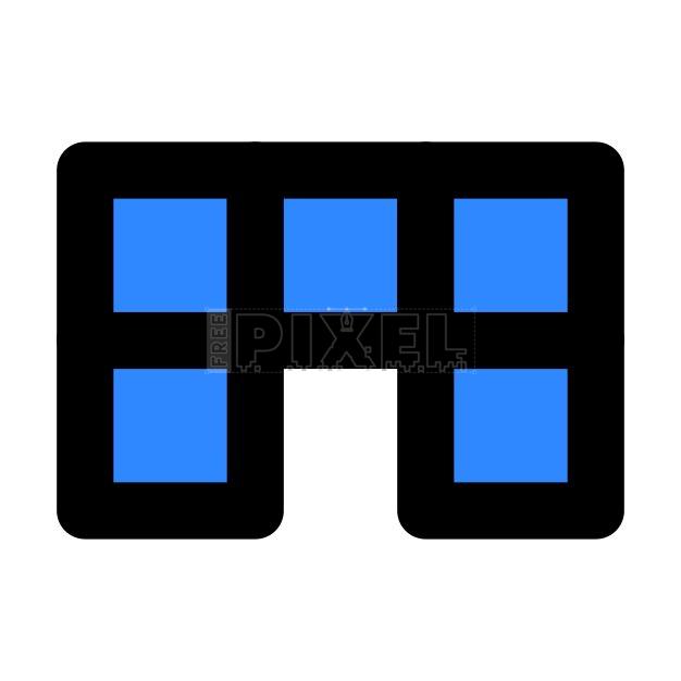 Free Svg - Window With Four Panes | FreePixel.com