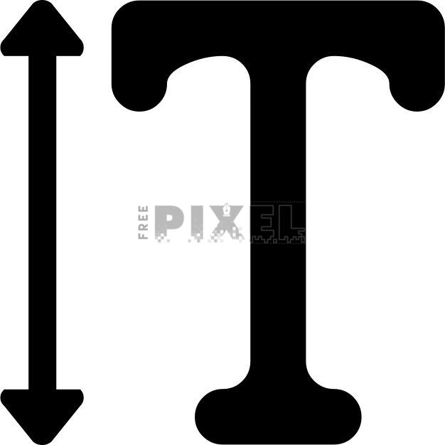Free - Text Resize Icon | FreePixel.com