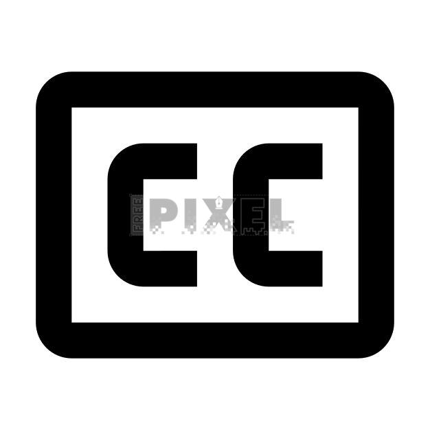 Free - Closed Captioning Icon | FreePixel.com