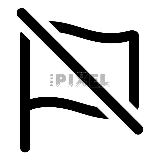 Free - Flag Not Allowed | FreePixel.com