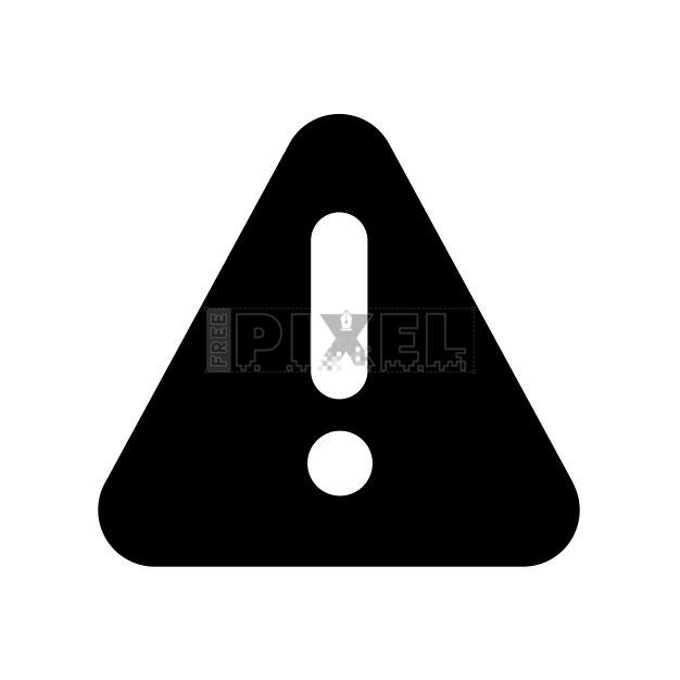 Free Svg - Warning Sign Icon | FreePixel.com