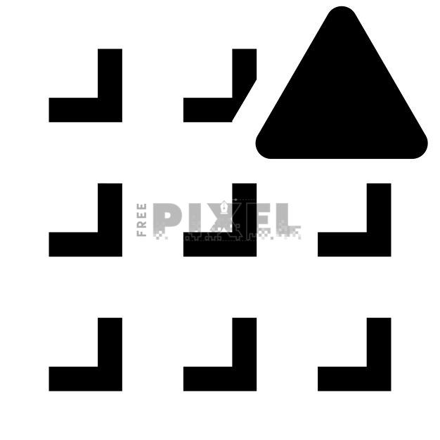 Free - Warning Triangle With Check Marks | FreePixel.com