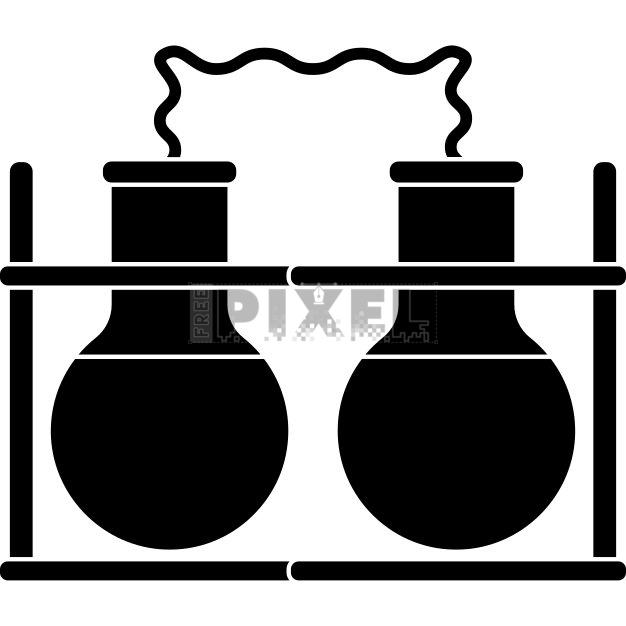 Free Svg - B&W Distillation Kit Icon Or Symbol. | FreePixel.com