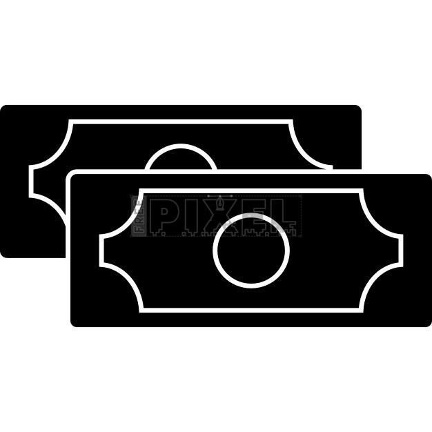 Free Svg - Flat Style Banknote Icon Or Symbol. | FreePixel.com
