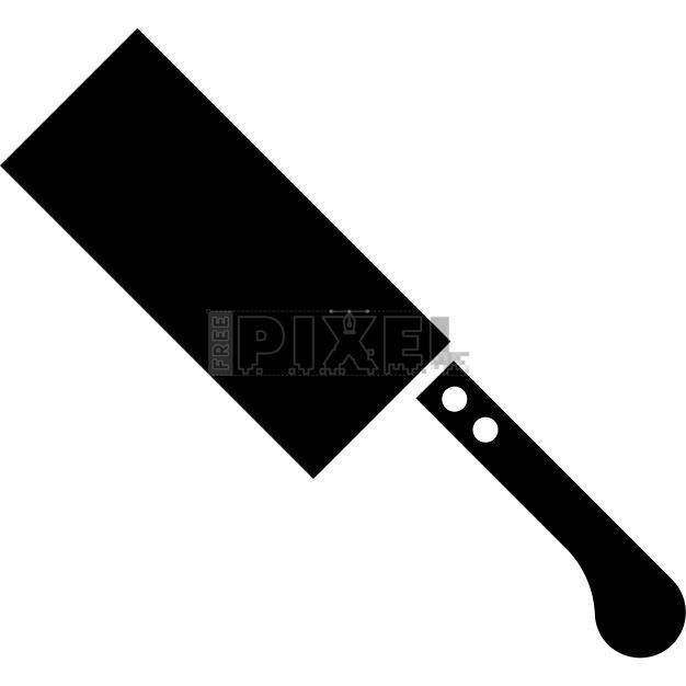 Free Svg - Illustration Of Cleaver Icon. | FreePixel.com