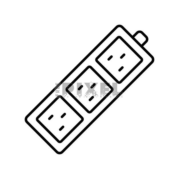 Socket Set Icon In Thin Line Art. | FreePixel.com