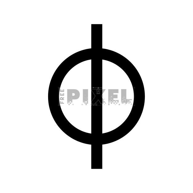Free Svg - Greek Phi Symbol | FreePixel.com
