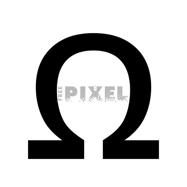 Free - Omega Symbol | FreePixel.com