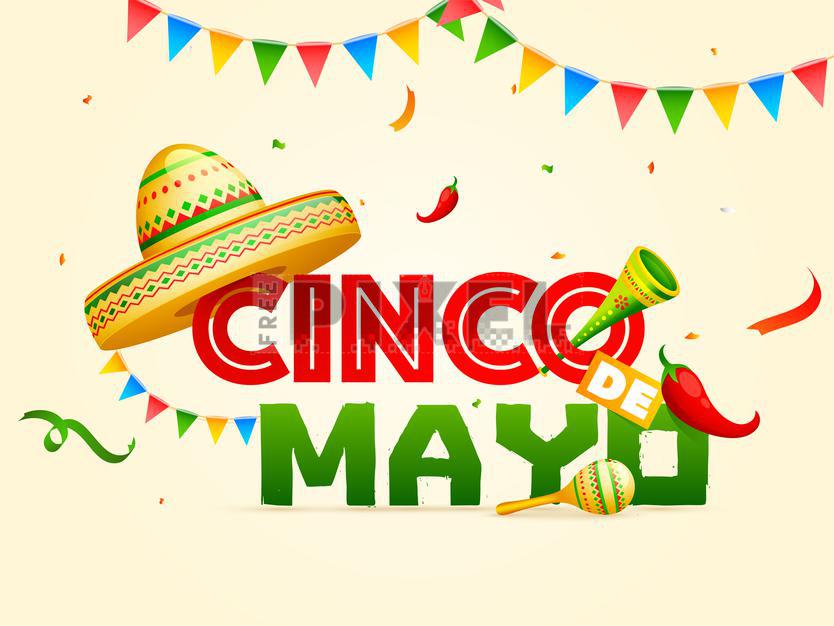 Free Vectors - Creative Fiesta Party Flyer Design With Illustration Of ...