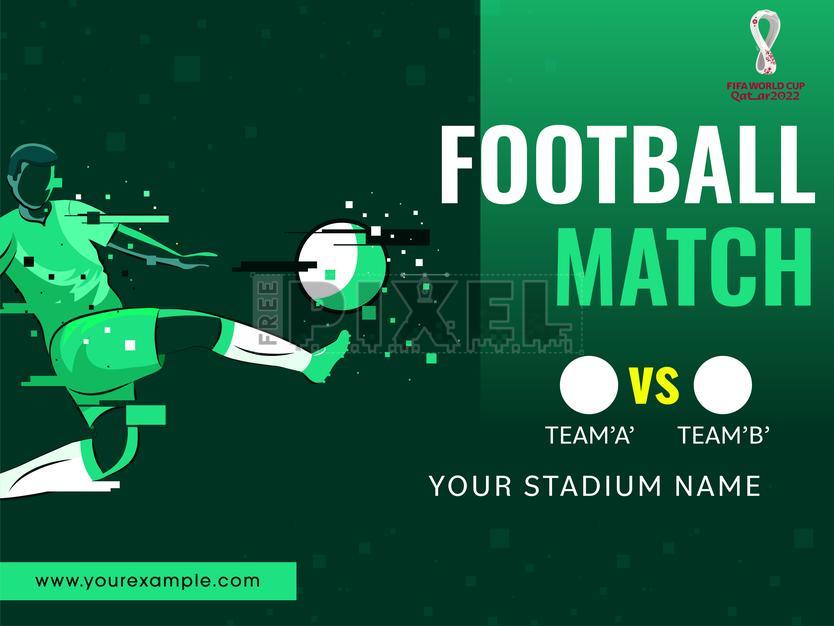 Free Vectors - FIFA World Cup Qatar 2022 Logo With Faceless Football ...