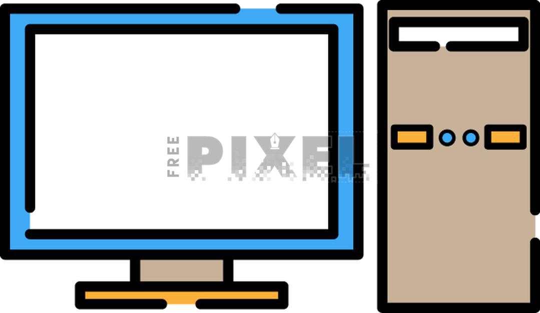 Free Vectors - Flat Illustration Of Computer. Vector Sign Or Symbol ...