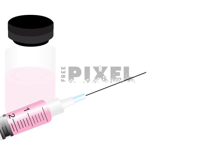 Pink Syringe Clipart
