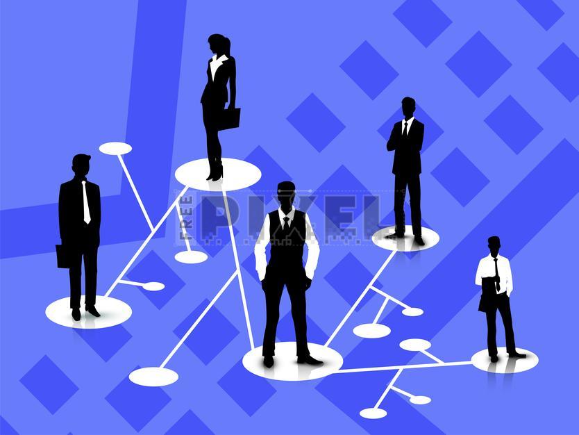 Free Vectors - Corporate Hierarchy Structure Infographic Element With ...