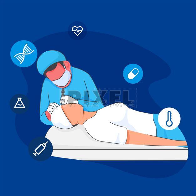 Free Vectors - Doctor Eye Operation OR Putting Lens In Patient Woman ...
