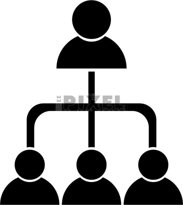 Free Vectors - Hierarchy Structure Icon Or Symbol. | FreePixel.com