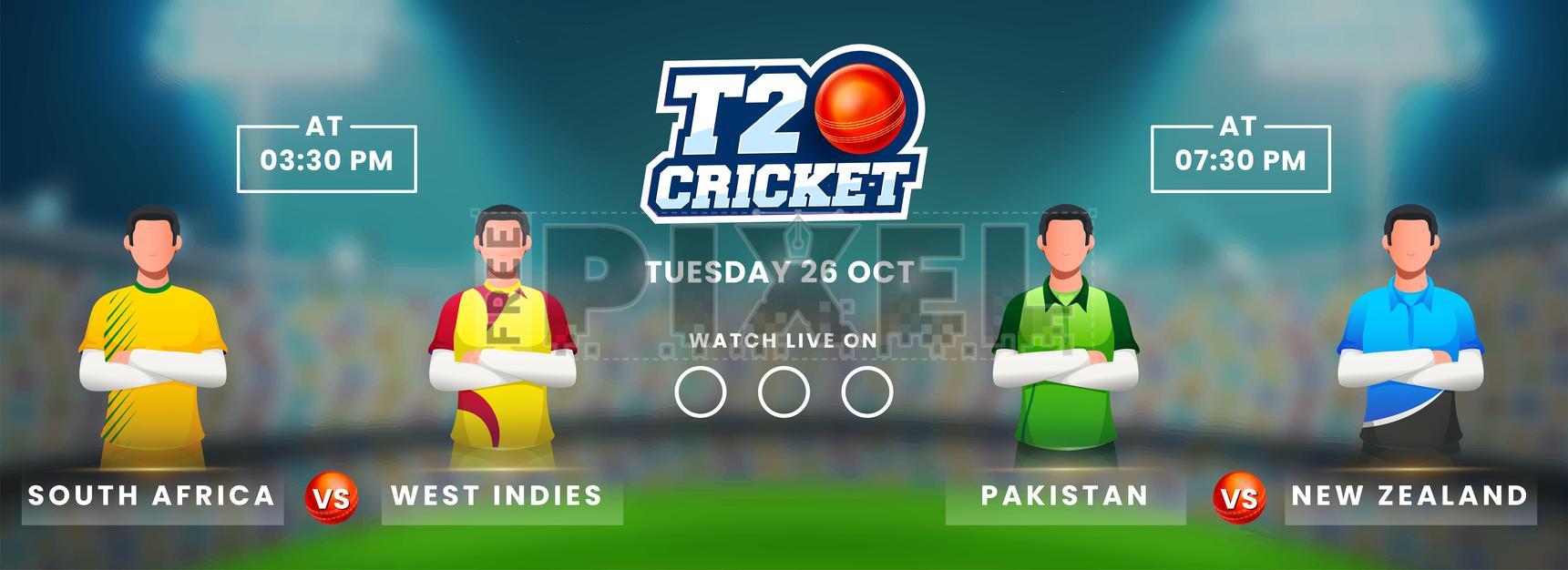 Free Vectors - T20 Cricket Banner Or Header Design With Cricketer ...