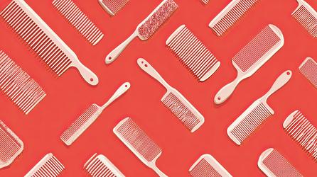 Free Illustrations - Hair Comb Seamless Pattern Background. | FreePixel.com