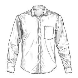 dress shirt sketch How to Draw a Formal Shirt
