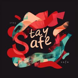 Free Illustrations - Stay Safe Signboard At Street Side Illustration ...