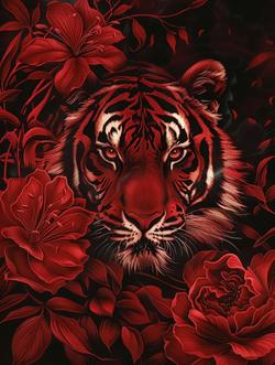 Red Eyes Tiger Wallpaper