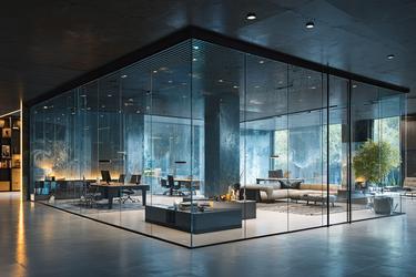 Free Photos - Modern Office Space With Glass Walls | FreePixel.com