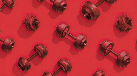 Free Illustrations - Dumbbell Pattern Background | FreePixel.com