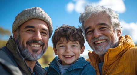 Free Photos - Heartwarming Three Generations Of Men Family Portrait ...