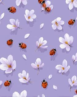 Free Photos - Ladybugs Seamless Pattern On A Light Blue Background ...