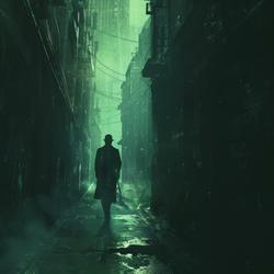 Free Photos - A Silhouette Man In Trench Coat Walking Down City Street ...
