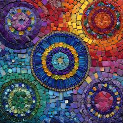 Free Photos - Colorful Mosaic Art | FreePixel.com