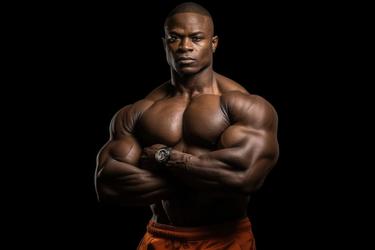 Extremely Muscular Person